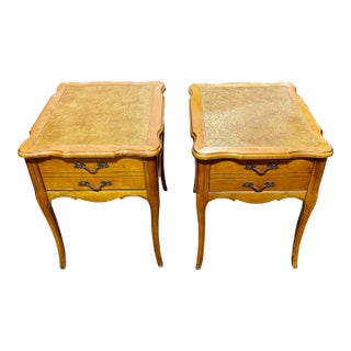 Mid 20th Century Hammary French Provincial Side Tables For Sale