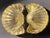 1950s Mid-Century Barovier & Toso Gold Fleck Scalloped Shell Bowls - a Pair For Sale In New York - Image 6 of 13