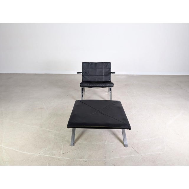 Set of Armchair Eurochair and Ottoman by Hans Eichenberger for WK Möbel, 1600s For Sale - Image 5 of 13