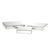These square mirrored display platforms will give a unique way to display those special treasures. Each visible side of...