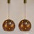 Copper and Amber Glass Pendant Lamps by Nanny Still for Raak, 1960s, Set of 2 For Sale - Image 11 of 12
