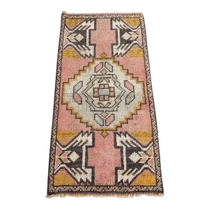 1960s Small Traditional Anatolian Rug