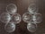 Late 20th Century Glass Dessert Coupes, Set of 4 - Two Sets Available For Sale - Image 10 of 11