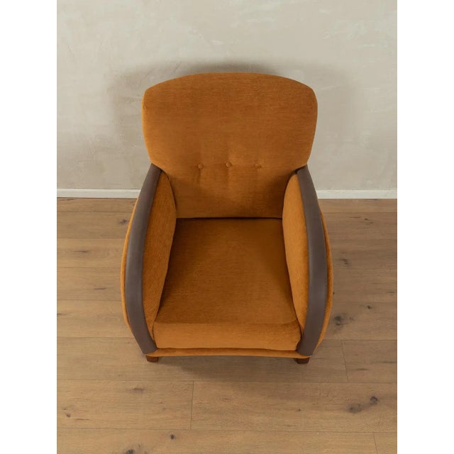 1930s Vintage Art Deco German Lounge Chair, 1930s For Sale - Image 5 of 9