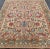 Vibrant All-Over Design Vintage Hand Knotted Turkish Oushak Rug in Red and Tan For Sale In Atlanta - Image 6 of 12