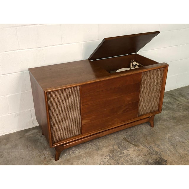 Packard Bell MidCentury Modern Stereo Console Nice Media / Tv Stand