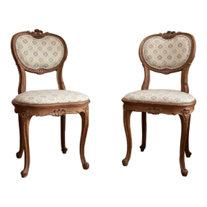 Pair of Early 19th Century French Salon Chairs