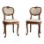 Pair of Early 19th Century French Salon Chairs New Upholstery For Sale
