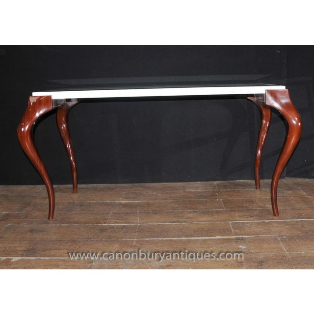 - Gorgeous mid-century modern style console table - Love the clean and elegant design perfect for contemporary interiors -...
