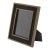 Picture Frame 8x10” in Black Shagreen With Brass Details by Kifu Paris For Sale