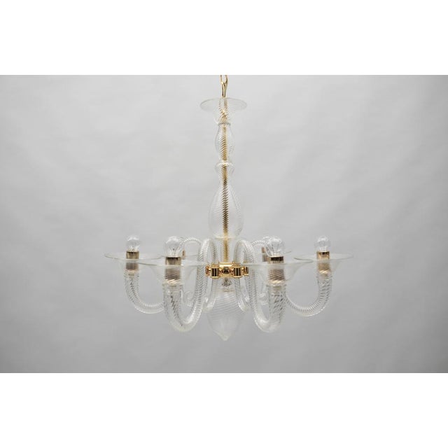 Murano Glass Chandelier from Barovier & Toso, Italy, 1990s For Sale - Image 4 of 18