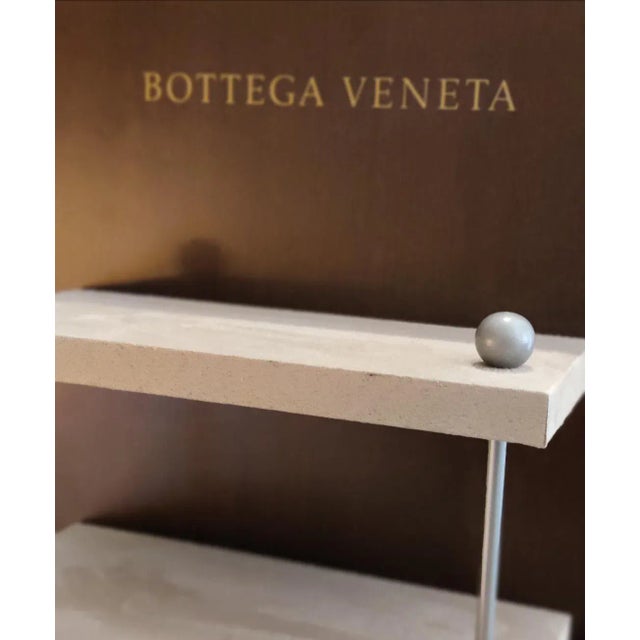 Wood Bottega Veneta Luxury Fashion Store Display Stand For Sale - Image 7 of 10