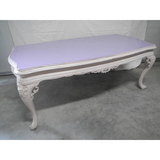 Chippendale Glass Table, 1950 For Sale - Image 13 of 13