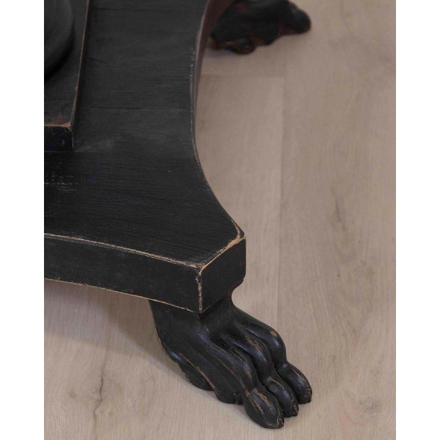 Mid 20th Century Swedish Empire Style Center Table For Sale - Image 4 of 9