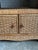Wood 1980s Coastal Style Wicker Cabinet on Casters For Sale - Image 7 of 9