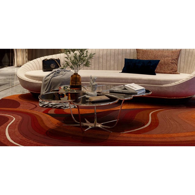 Textile Antelope Canyon 200 Rug by Alma De Luce For Sale - Image 7 of 8