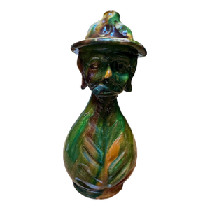 19th Century French Ceramic Character Jug
