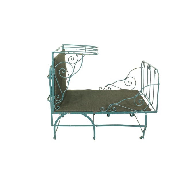 Foldable Metal Daybed, 1950s For Sale - Image 9 of 17