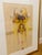 A striking original surrealist mixed media drawing on paper, signed and dated 1970, presented in a handsome vintage gilt...
