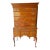 Late 18th Century Flat Top Curly Maple Highboy For Sale