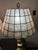 Italian Vintage Brass Capiz Shell Lamp Set For Sale - Image 3 of 12