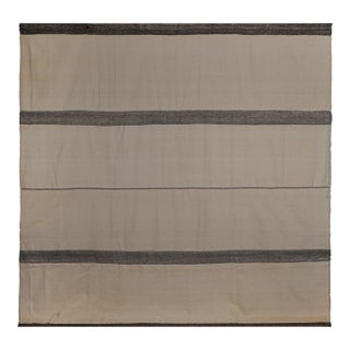 Turkish Organic Hemp Sisal Kilim Rug 10'2'' X10'6'' For Sale