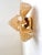 Gold Contemporary Modern Gold "Granigli" "Rondini" Murano Glass Wall sconces.Set of Two. For Sale - Image 8 of 10