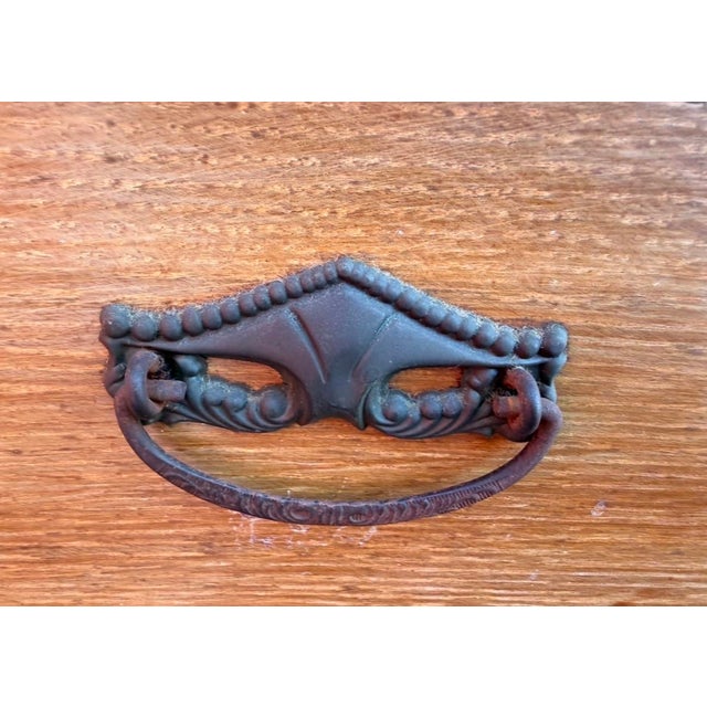 Wood 1920s Antique American Tiger Oak Tall Chest Dresser on Casters in the Style of Ralph Lauren For Sale - Image 7 of 11