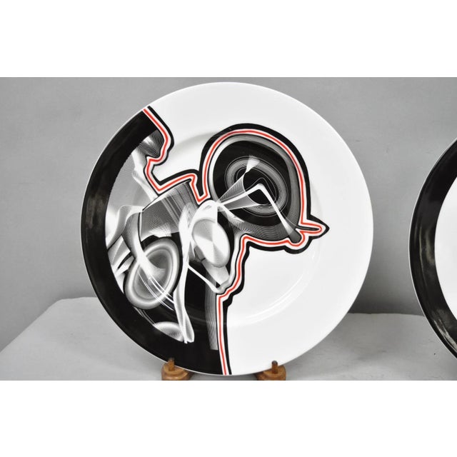 Frank Stella for David Mirvish Designs Vortex Engravings 1-4 "Black" Plates with the Original Box and Paperwork (Unused) -...