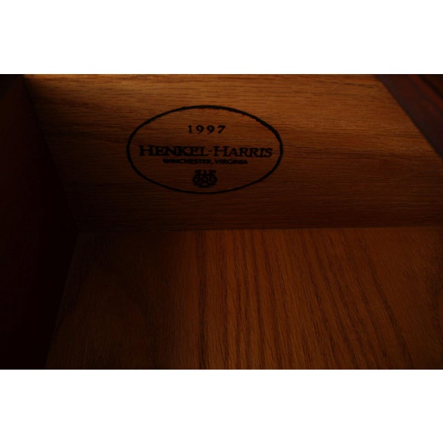 Henkel Harris Georgian Style Mahogany Tall Chest For Sale - Image 14 of 18