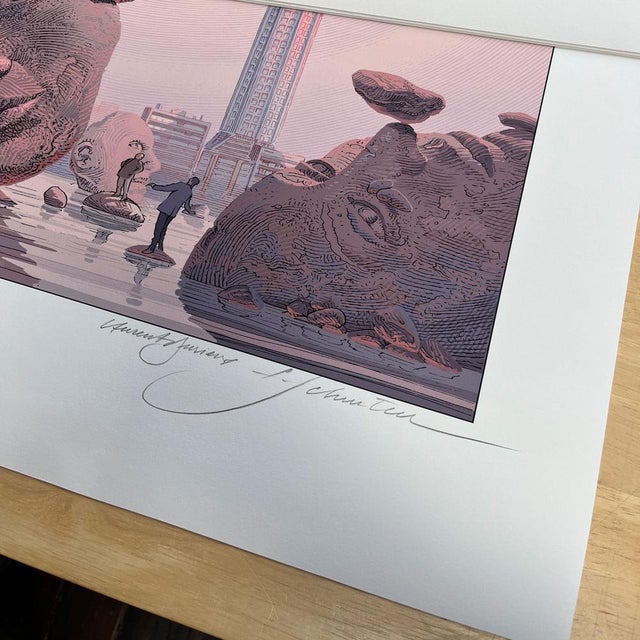 François SCHUITEN, On the shoulders of giants 2025, pigment print Signed and numbered by François SCHUITEN 65x75cm In...