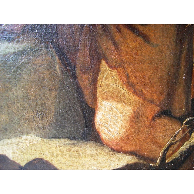 Bassano School Artist, Saint Roch of Montpellier, 1700s, Oil Painting on Canvas, Framed For Sale - Image 9 of 16