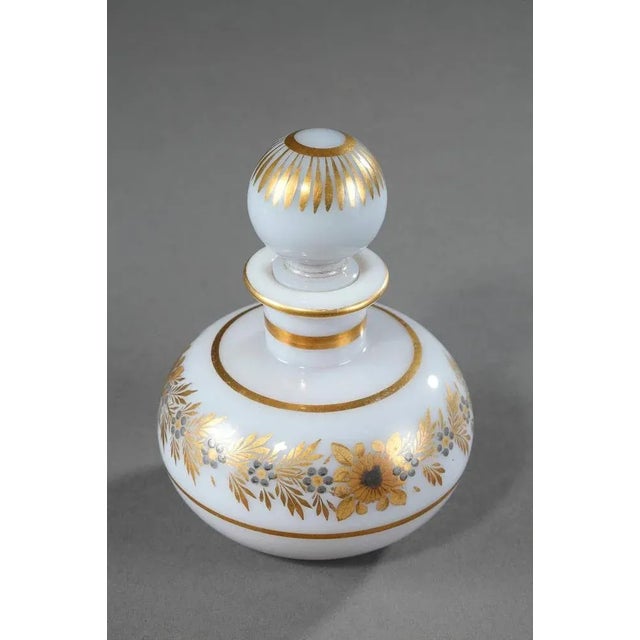 19th Century Opaline Crystal Perfume Bottle by Jean-Baptiste Desvignes, Set of 2 For Sale - Image 4 of 5