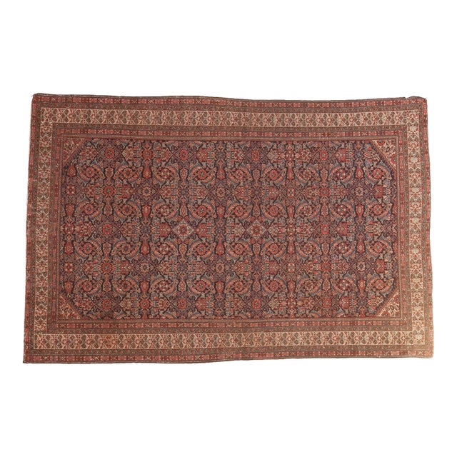 Antique Mission Malayer Rug - 4'3" x 6'5" For Sale