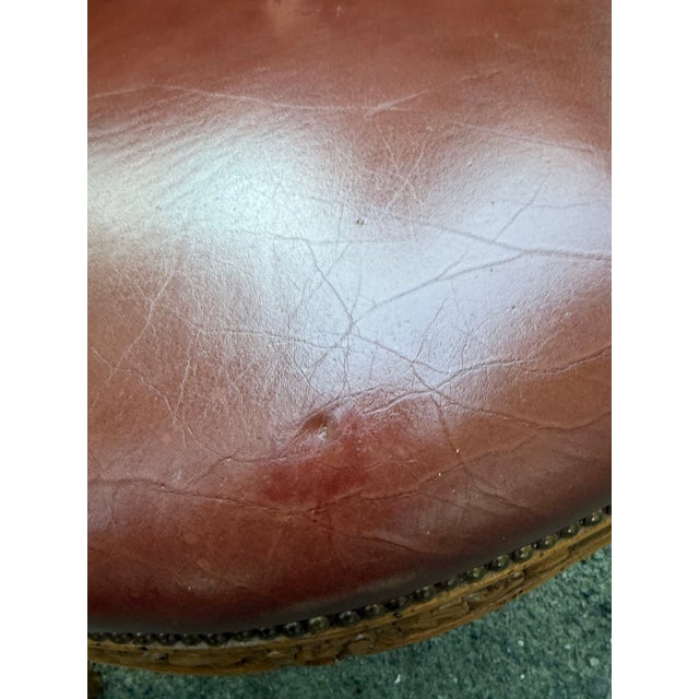 Vintage Carved French Fauteuil Armchair For Sale - Image 10 of 10