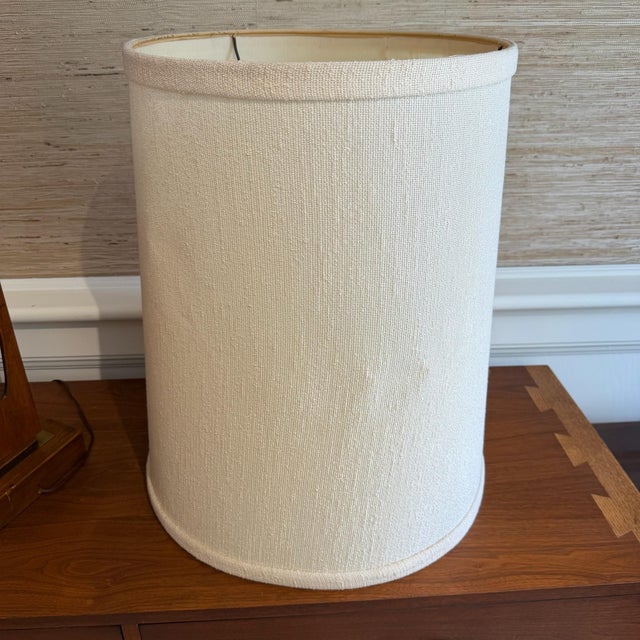 Mid Century Modern Modeline Walnut Enamel and Burlwood Table Lamp by John Keal C. 1959 For Sale - Image 10 of 12