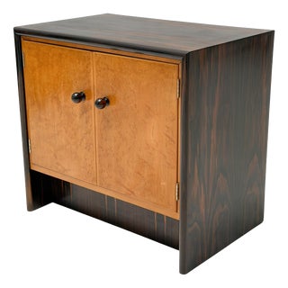 Art Deco Cabinet in Macassar and Birch by Gebroeders Reens Amsterdam, 1930s For Sale