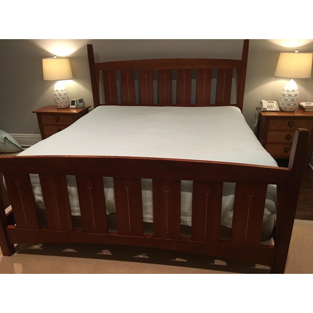 Stickley Harvey Ellis Cherry King Size Bed Chairish