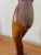 Mid Century Modern Carved Figure Sculpture | in the Style of F. Simeon For Sale - Image 9 of 12