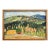 1971 Modernist 'The Hills Beyond' Vintage Original Swedish Expressive Landscape Oil Painting, Framed For Sale
