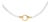 18K Yellow Gold Vermeil Pearl Strand Infinity Necklace For Sale