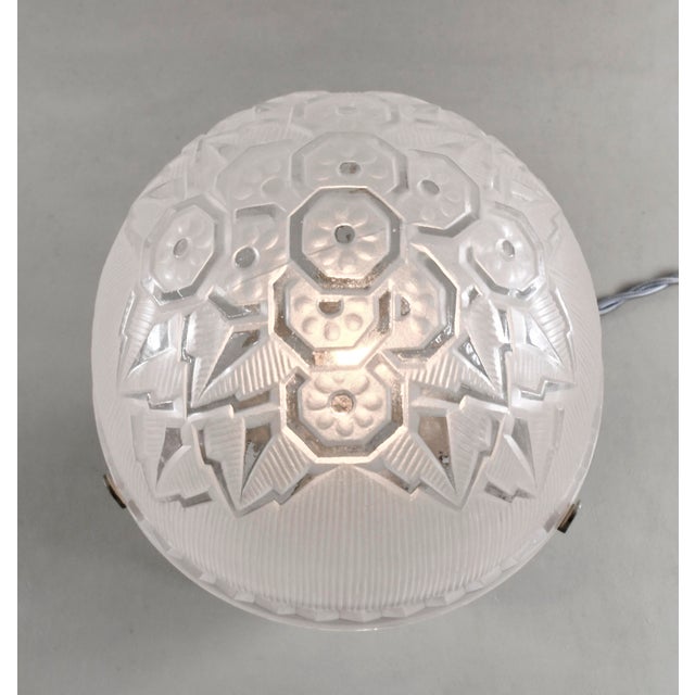 Small French Art Deco Lamp by Genet Et Michon - 1925 France For Sale - Image 12 of 13