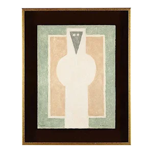 Original Vintage Mid 20th C. Rufino Tamayo Signed & Numbered Ltd. Ed. Framed Latin American Abstract Etching