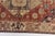 1960s Muted Terracotta & Navy Medallion Turkish Rug For Sale - Image 9 of 10