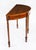 Vintage English Burr Walnut Parquetry Console Table, 1950s For Sale - Image 6 of 12