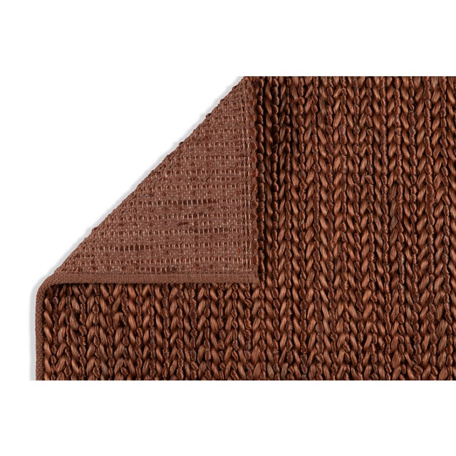 Not Yet Made - Made To Order Part & Parcel Goods Jute Weave Rug, 10'x14', Chocolate For Sale - Image 5 of 5
