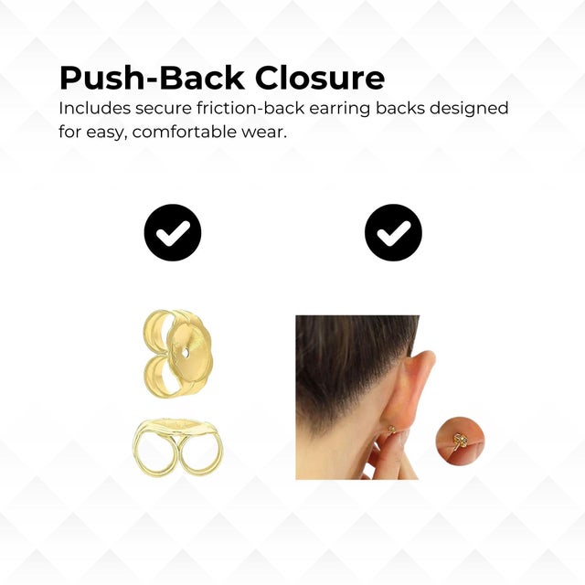 Pave Natural Diamond Flush Bar 14k Stud Earring, A Pair For Sale - Image 11 of 11