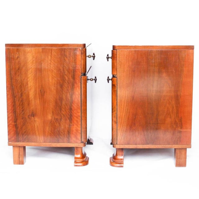 Bedside Cabinets, 1930s, Set of 2 For Sale - Image 3 of 12