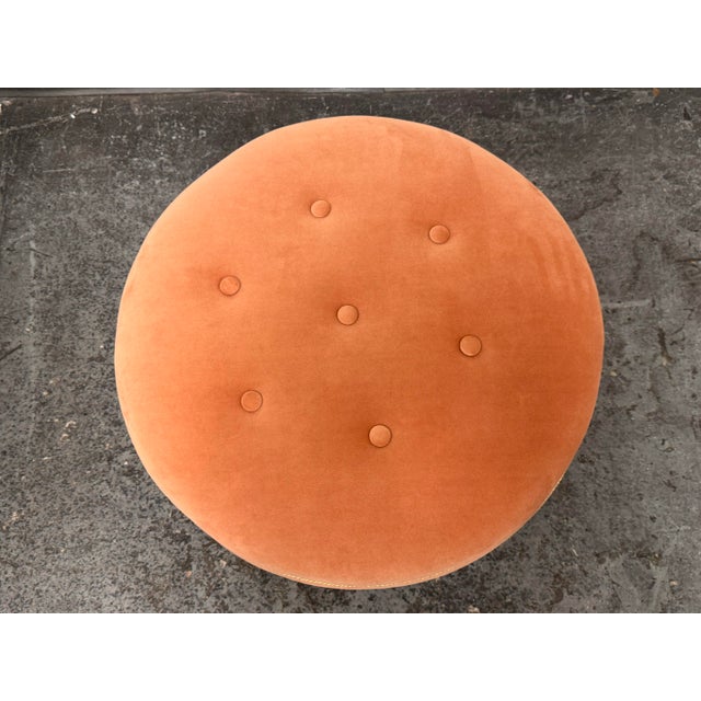 Jennifer Taylor Home Yolanda Velvet Ottoman For Sale - Image 4 of 12