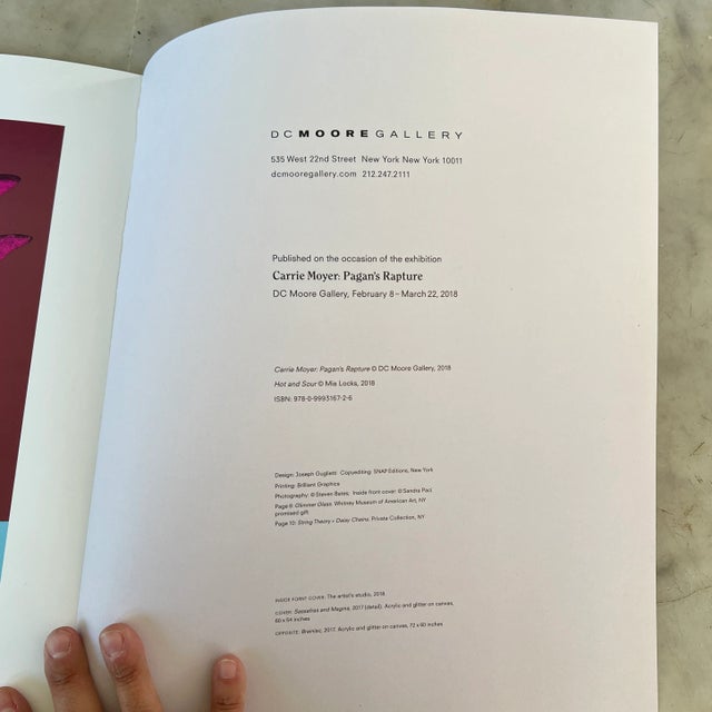 2010s Carrie Moyer “Pagan Rapture” Art Book - DC Moore Gallery Exhibition 2018 For Sale - Image 5 of 11